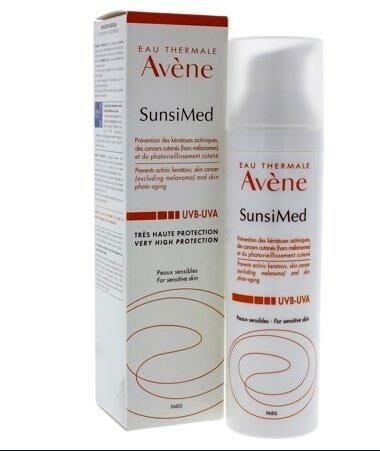 AveneHassas Ciltler için Güneş Kremi SunsiMed Solaire 80 ml