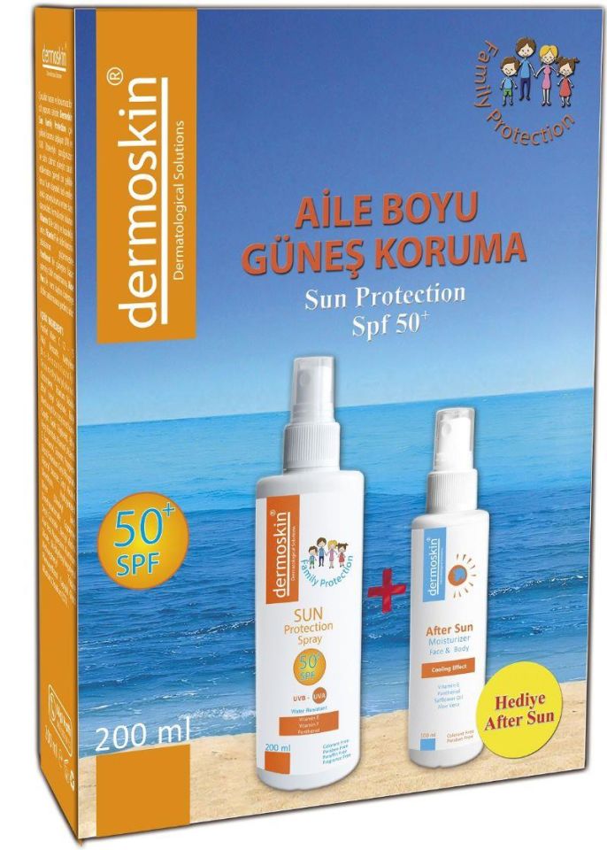 Dermoskin Sun Protection SPF50 Aile Boyu - After Sun Hediyeli
