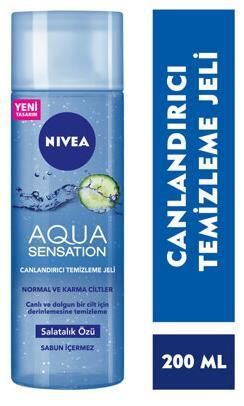 Nivea Aqua Sensation Canlandırıcı Yüz Temizleme Jeli 200 ml