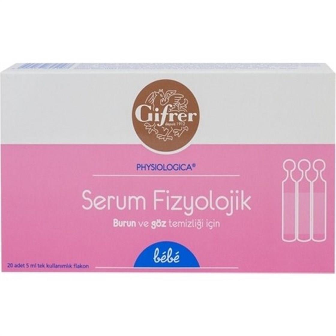 Gifrer Serum Fizyolojik 5 ml x 20 Flakon