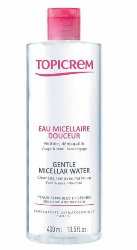 Topicrem Gentle Micellar Water Face and Eyes 400ml