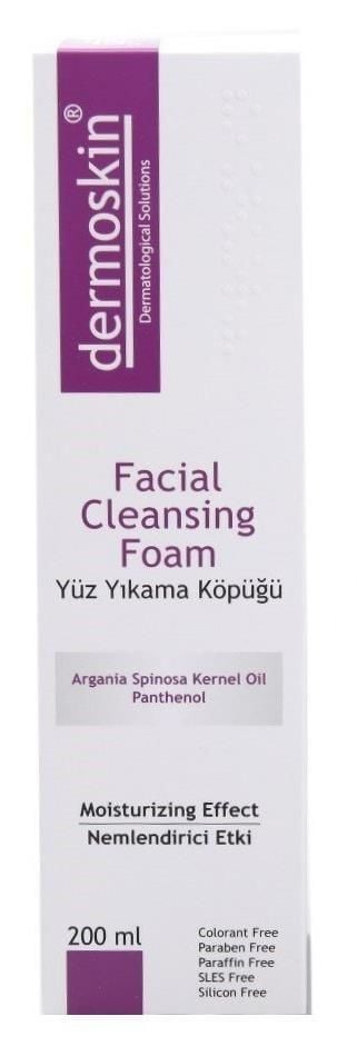 Dermoskin Facial Cleansing Foam Yüz Yıkama Köpüğü 200 ml