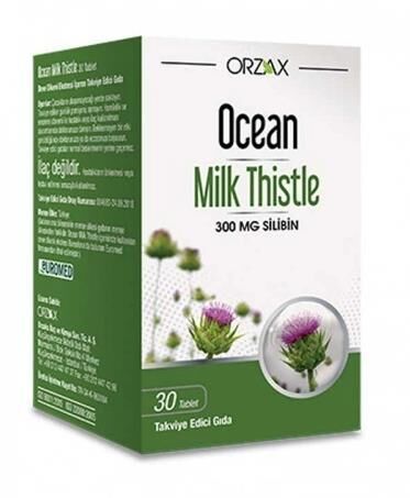 Orzax Ocean Milk Thistle Takviye Edici Gıda 30 Tablet