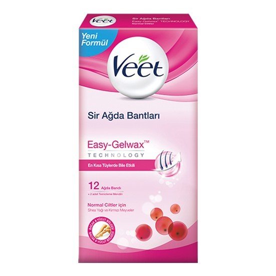 Veet Ağda Bandı Normal Ciltler 12'li