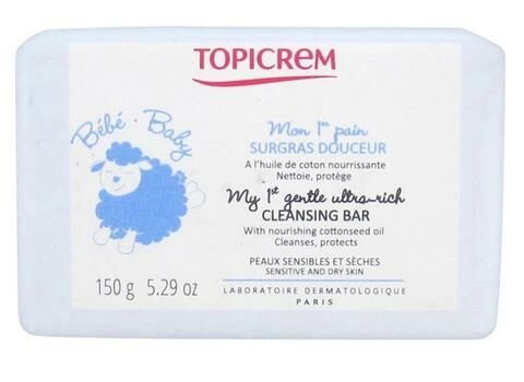 Topicrem Gentle Ultra Rich Cleansing Bar 150 gr