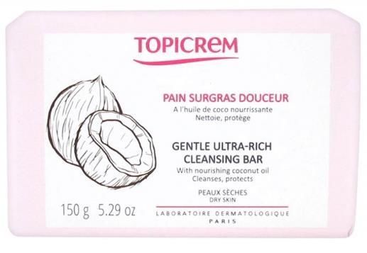 Topicrem Gentle Ultra Rich Cleansing Bar 150 Gr ( Kuru ciltler için yüz ve vücut temizleyici sabun )