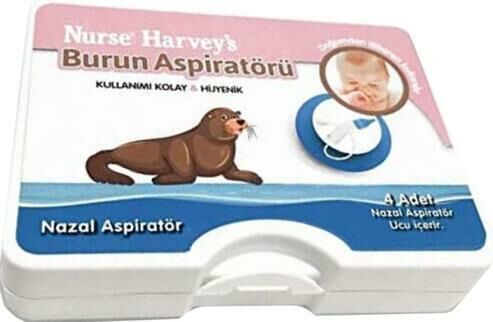 Nurse Harvey's Burun Aspiratörü + 4 Adet Yedek Uçlu