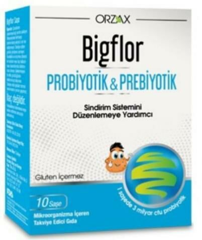 Orzax Bigflor Probiotic & Prebiotic 10 Saşe