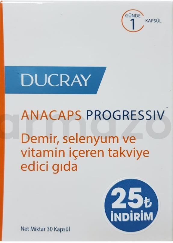 Ducray Anacaps Progressive 30 Kapsül