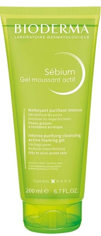 Bioderma Sebium Foaming Gel Actif 200 ml