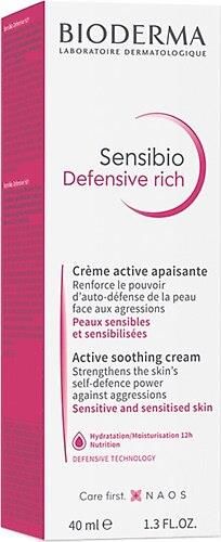 Bioderma Sensibio Defensive Rich Cream 40 ml