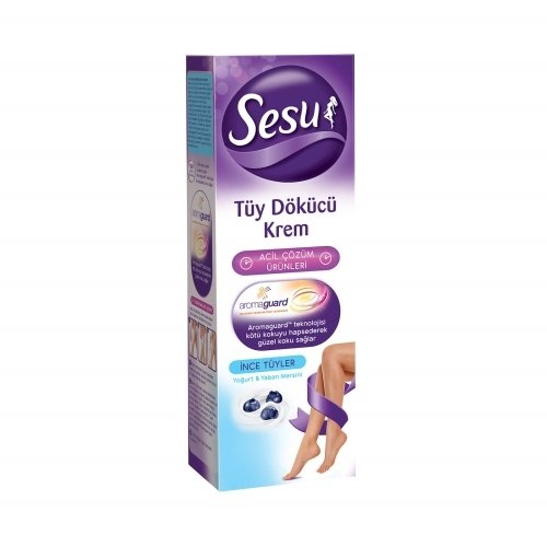 Sesu Tüy Dökücü Krem İnce Tüyler 100 ml