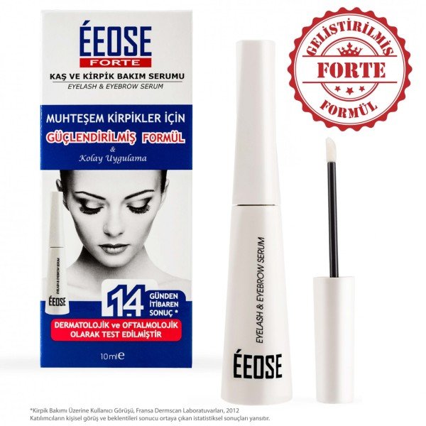 EEOSE FORTE KAŞ VE KiRPiK BAKIM SERUMU KOLAY UYGULAMA 10 ML