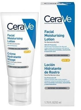 Cerave Facial Moisturising Lotion Normal & Kuruya Dönük Ciltler İçin SPF25 52 ml