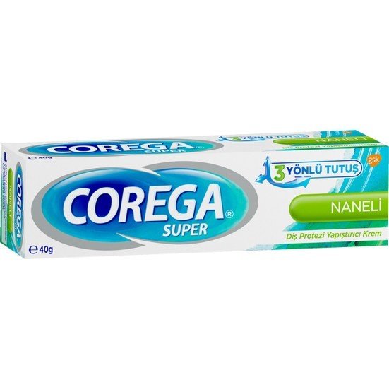 Corega Yapiştirici Krem NANELİ 40 Gr
