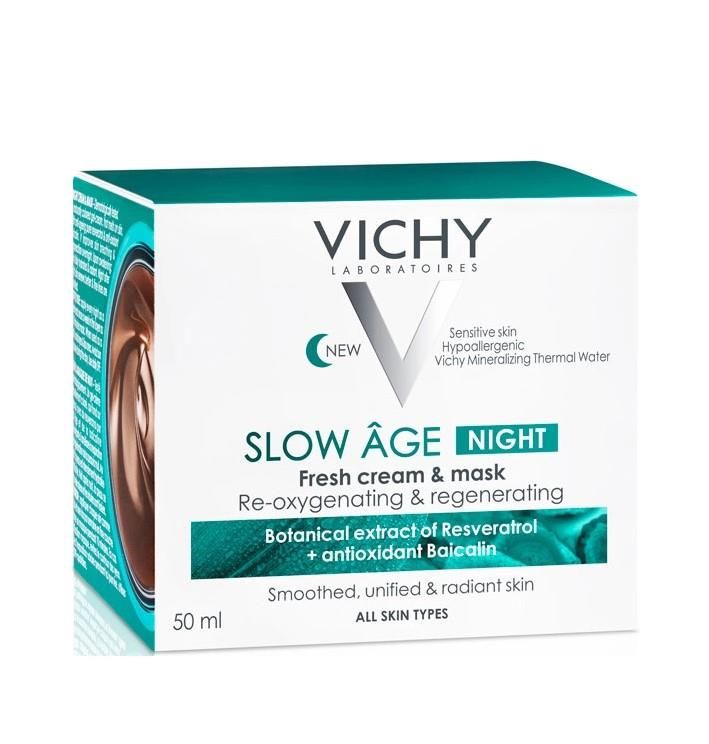 Vichy Slow Age Nuit Cream Noite 50 ml - Cilt Yenileyici Gece Kremi