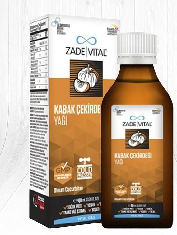 Zade Vital Kabak Çekirdeği Yağı 150 ml