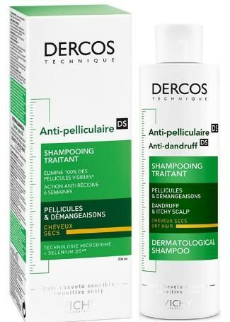 Vichy Dercos Anti-Pelliculaire Anti-Dandruff Kepek Karşıtı Şampuan 200 ml - Kuru Saç