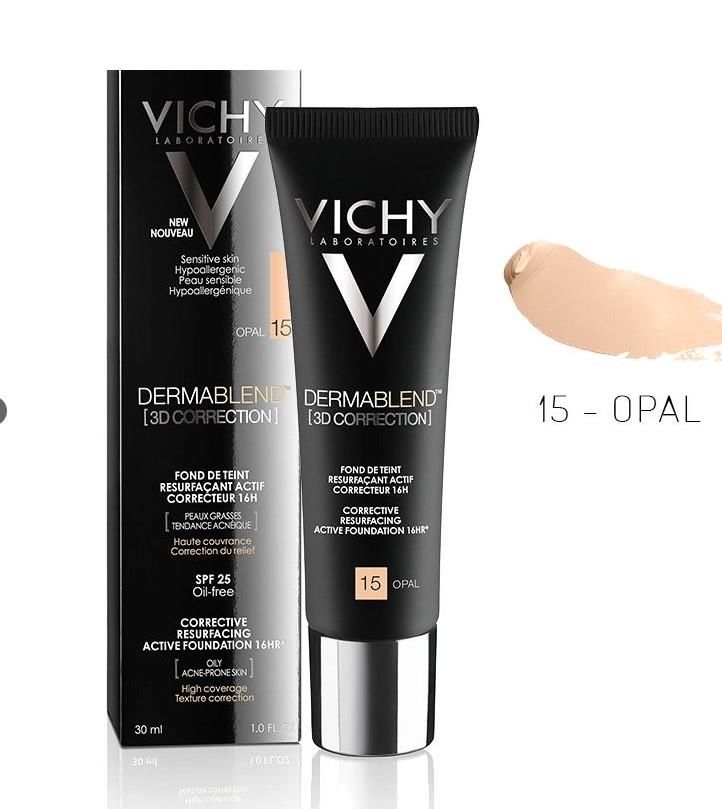 Vichy Dermablend 3 Boyutlu Düzeltici Fondöten (Opal 15) 30 ml