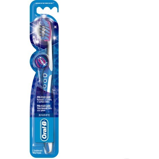 Oral-B Diş Fırçası Pro-Flex 3 Boyutlu Beyazlık Luxe 40 Orta