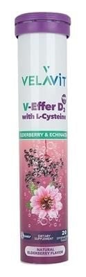 Velavit V-Effer D3 with L-Cysteine 20 Efervesan Tablet