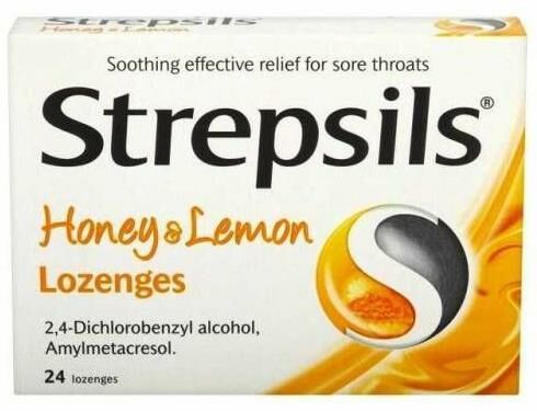Strepsils Bal-Limon Aromalı 24 Pastil