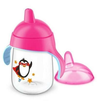 Philips Avent SCF755/07 Yeni Penguen Damlatmaz Bardak 340 ml - Pembe