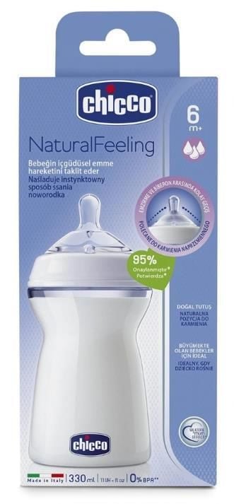 Chicco Natural Feeling Biberon 6 Ay+ 330 ml