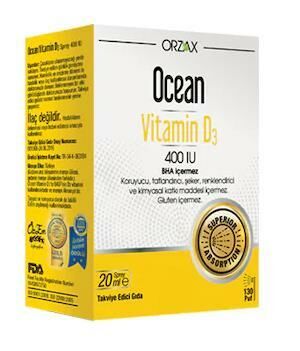 Ocean Vitamin D3 400 IU Sprey 20ml