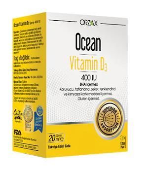 Ocean Vitamin D3 400 IU Sprey 20ml