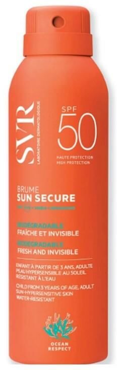 Svr Sun Secure Brume Spf50+ 200 ml