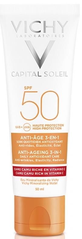 Vichy Capital Ideal Soleil Anti-Age 3 in 1 Antioxidant Care Cream SPF50 50 ml