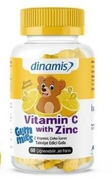 Dinamis Gummies Vitamin C, Çinko 60 Jel