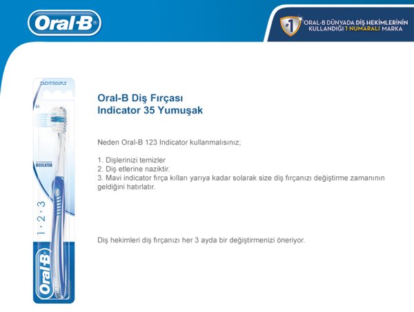 Oral-B Diş Fırçası Indicator 35 Yumuşak