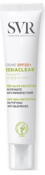 SVR Sebiaclear Spf50+ Cream 40 ml