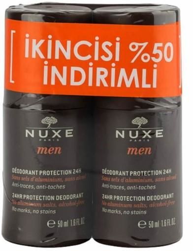 Nuxe Men 24 Saat Etkili Deodorant 50 ml - 2'li Set