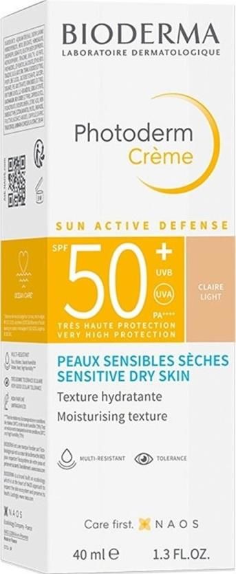 Bioderma Photoderm Creme Claire Light SPF50+ 40 ml
