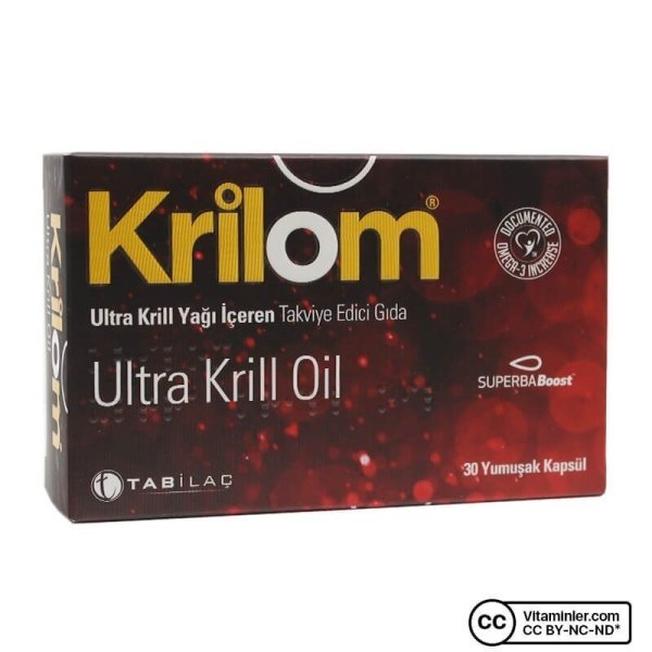 Krilom Ultra Krill Oil 30 Yumuşak Kapsül