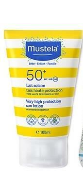 Mustela Yüksek Koruma Faktörlü Güneş Losyonu Tüm Aile İçin SPF50+ 100 ml