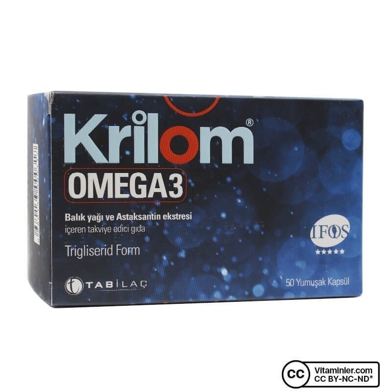 Krilom Omega-3 50 Yumuşak Kapsül