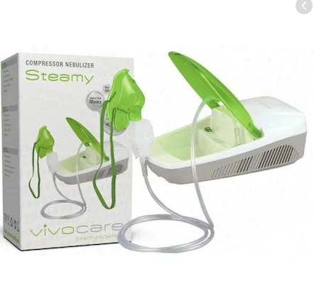Vivocare Steamy Kompresörlü Nebulizatör (Partikül Çapı 3)