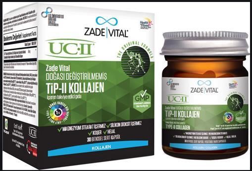 Zade Vital UC-II Tip-II Kolajen 30 Kapsül