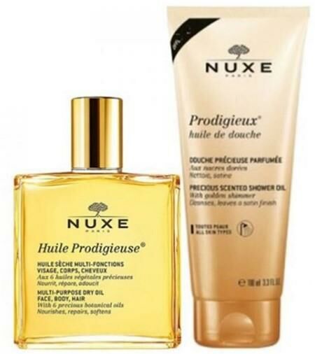 Nuxe Prodigieus Klasik Bakım Seti - Kuru Yağ + Duş Yağı + Parfüm