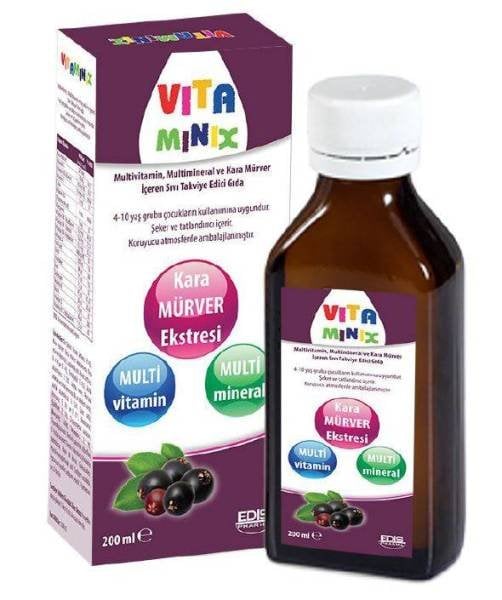 Vitaminix Kara Mürver Şurubu 150 ml