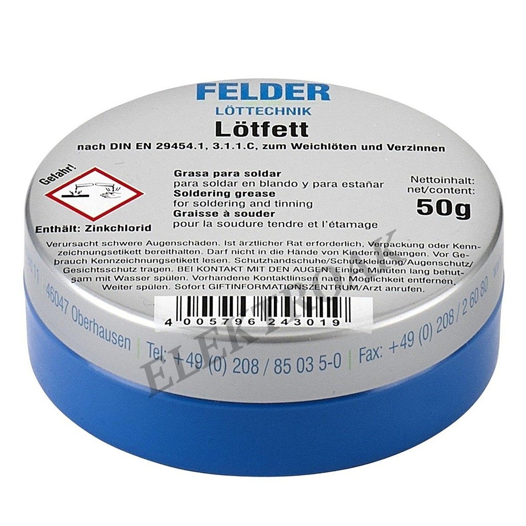 Lehim Pastası 50gram - Lötfett Felder
