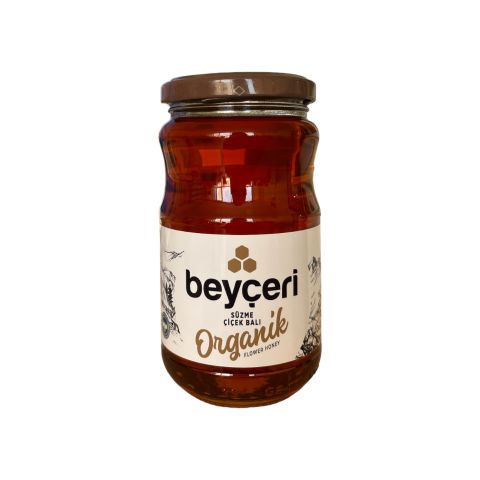 Beyçeri Organik Süzme Çiçek Balı 460gr