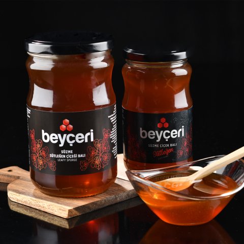 Beyçeri Süzme Çiçek Sütleğen Balı 460gr