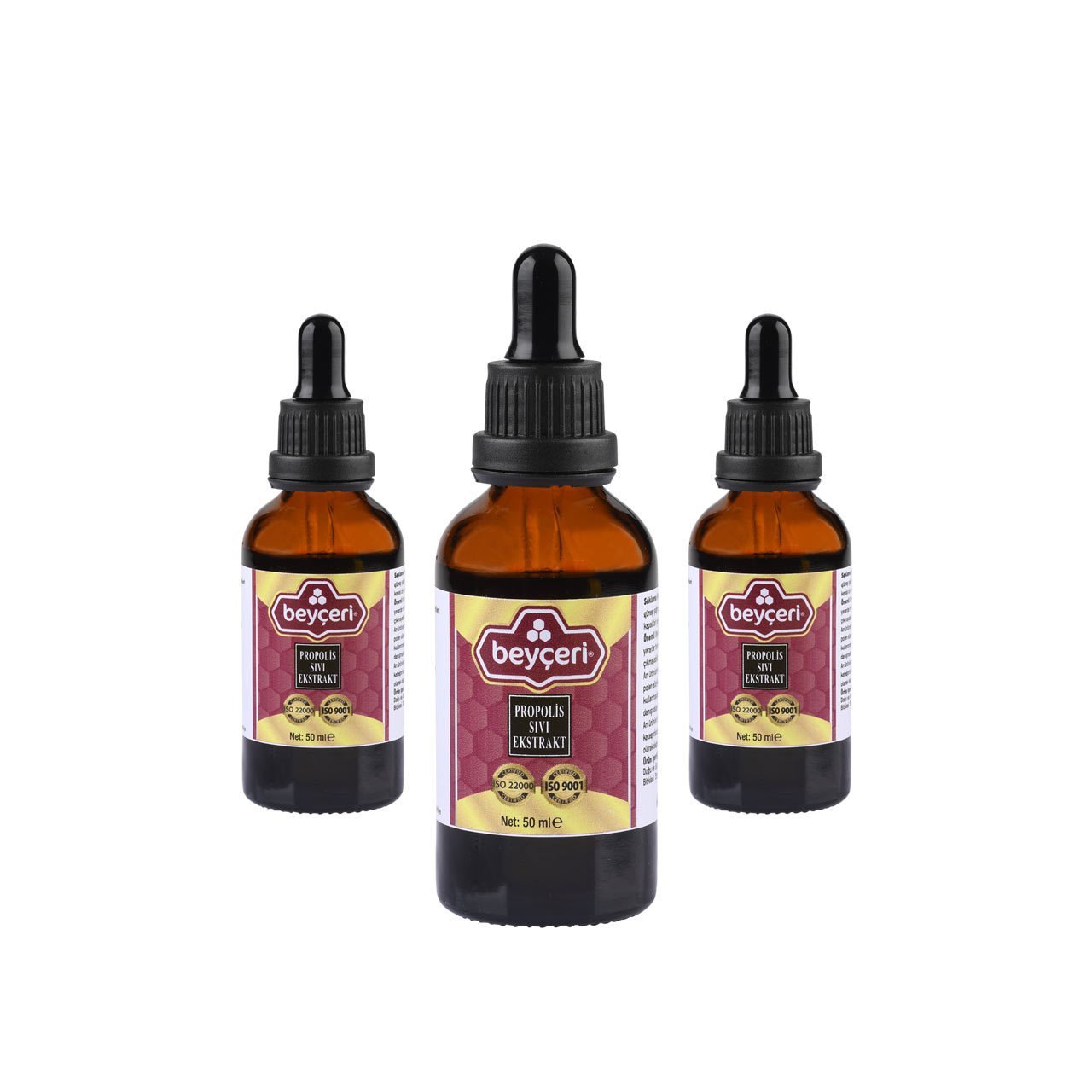 3 x Beyçeri Arı Propolisi Sıvı 50ml