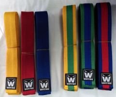 Whiteface Taekwondo Ara Kuşaklar Sarı / Yeşil