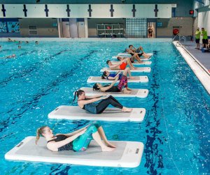 Aqua mat  şişirilebilir havuz air yoga mat
